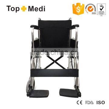 TOPMEDI Foldable Manual Cheap Aluminum Wheelchair photo-3