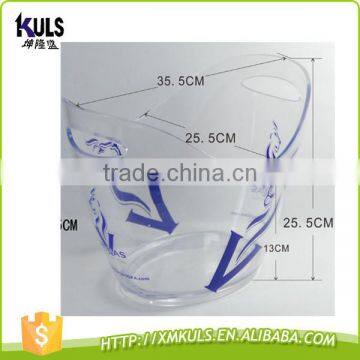 8 L Clear Acrylic Champagne Beer Bar Plastic Ice Bucket photo-3