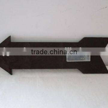 BEACH ARROW Decorative Distressed Wooden Wall Hanging Sign Plaque With LED Lights photo-3