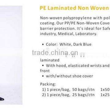 White Color Microporous Workwear Disposable Coverall photo-3
