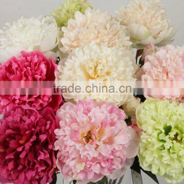 China Moon Peony Artificial Flower Best Sell for Home Decoration Wholesle