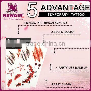 Long Lasting Printing Fashionable Design Water Transfer Body Temporary Tattoo photo-4