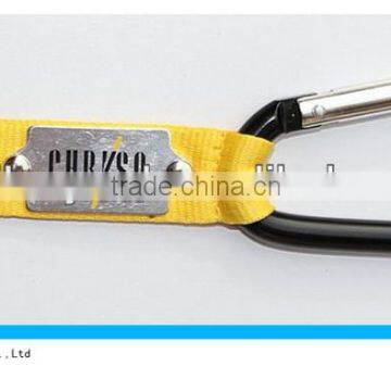 polyester sublimation printing carabiner lanyard