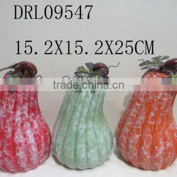 Colorful Pumpkin Ceramic Lantern Festival Holloween Decorations photo-2