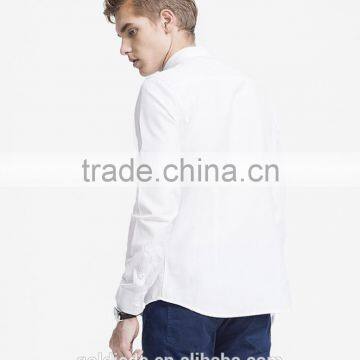 Cotton Long Sleeve Plain T-shirt for Men Shirts 2016 photo-5