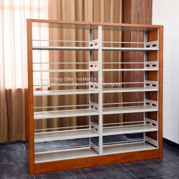 Double Column Book Storage used School Library Furniture