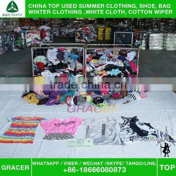 Guangzhou Short Sleeve Women Turkey Style T-Shirt Used Clothes From China photo-3