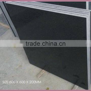 Indian Absolute Black Granite Surface Polished / Size as per Project Requirement photo-2