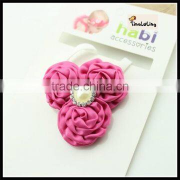 TLLC-48 BABY SMALL ROSE FLOWER HAIRBAND BABY HEADBAND WHOLESALE