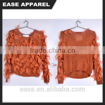 Christmas jumper orange knitwear sweater