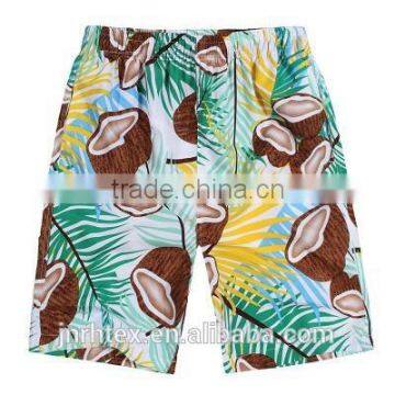 2015 Summer Fashion Custom Polyster and Cotton Printed Mens Beach Shorts photo-5