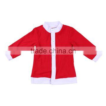 New Arrival Red Christmas Santa Suit Wholesale Children Clothes Christmas Kids Outfits