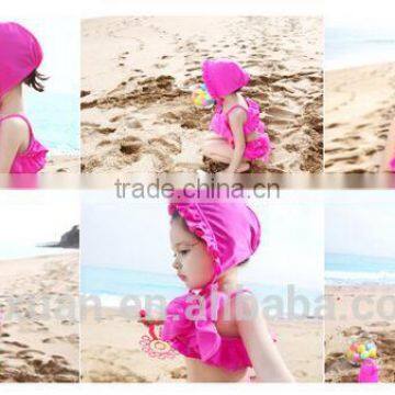 Quick-dry Eslamic Cute Kids Safty Printed Swimwear photo-4