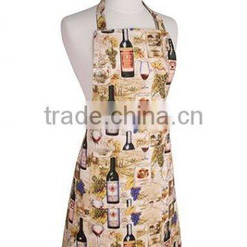 Wholesale Solid Color Cotton Cheap Vintage Kitchen Apron photo-3