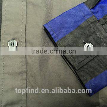 100% Cotton Big Check Round Bottom Men Casual Check Shirt With Buttom Down Collar photo-5