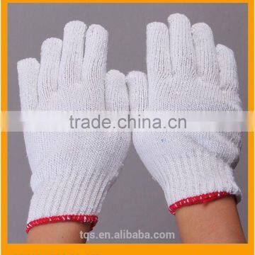 White Knitted Cotton Gloves