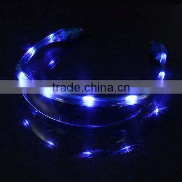 Brand New High Quality Flashing LED Space Light Up Sun Glasses Glow Rave Party Club Disco Gift Toy Blue