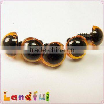 12mm Orange Handicraft Stuffed Doll Safety Eyes Plastic Troll Eyes Animal Eyes photo-3