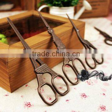 Paris Churches Design Antique Scissors Stainless Scissors For Crafts Zakka photo-3