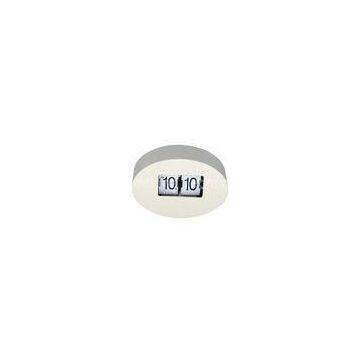 Small Ellipse Number Bedside Flipdown Clock With LED Light