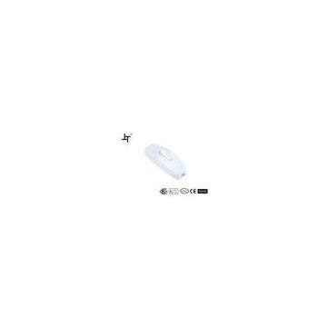 White Floor Lamp In Line Cord Switch With Single Pole And String