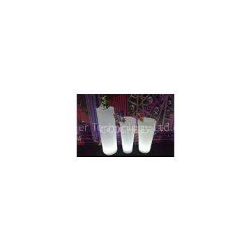 Color Changing Remote Led illuminated flower pots Indoor Planters with CE RoHS