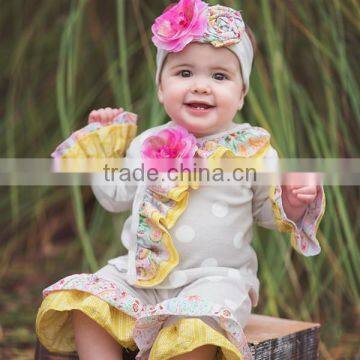 mustard pie new design boutique kids romper fall winter toddler baby girl romper