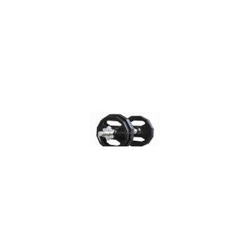 1'' Dodecagonal Black Spraying Paint Barbell Plate 20LBS Set