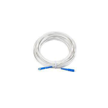 SC/UPC Singlemode Simplex LSZH FTTH White Drop Patch Cable