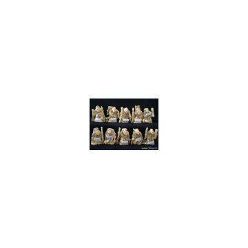 Bone Netsuke Carving Crafts