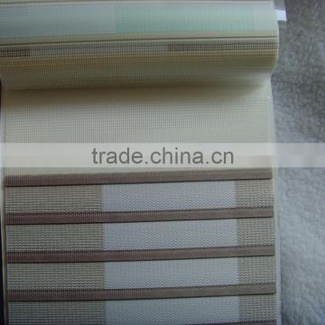 100% polyester seven pleated zebra roller blind fabric shades window