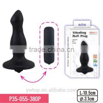 Gay Anal Butt Plug Unisex Sex Toys Masturbation ABS,Silicone Homosexual use anal impact stick