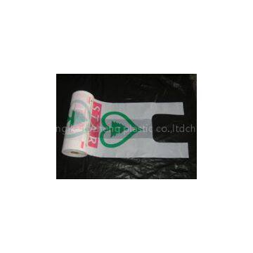 HDPE t-shirt fruit plastic bag for shopping