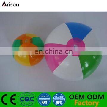 Colorful Inflatable beach ball inflatable promotional ball for water toys