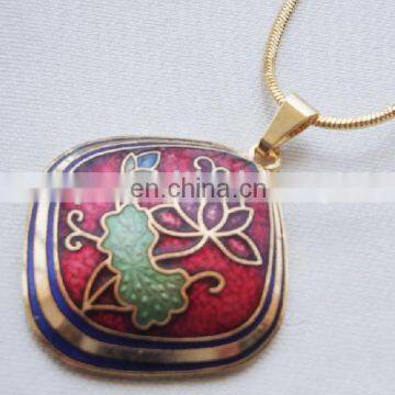 CTCN110 cloisonne necklace