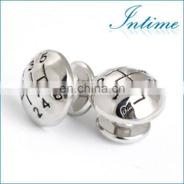 High Quality Car Gear Cuff Links Men Cufflink Studs