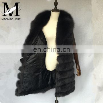 Fashion Fox Fur Waistcoat Factory Direct Supply Cheap Price Female Vest of Fox Fur