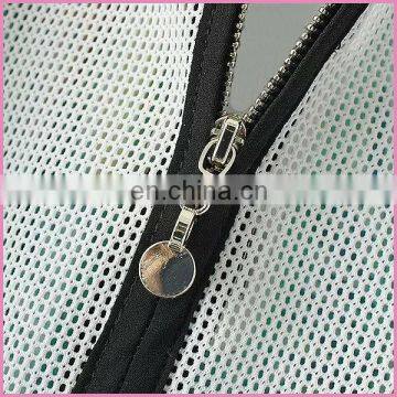 2015 OEM Front Chiffon Patched Net Sleeve Half Net New Design Girl's Jacket photo-5