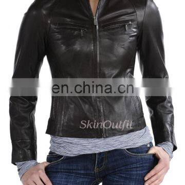 STYLISH FASHION LEATHER BIKER JACKET