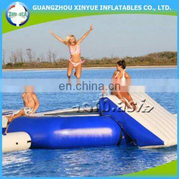 New Design Customized Size Cheap Inflatable Used Water Trampoline for Sale photo-3