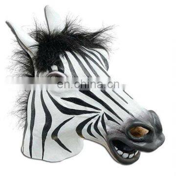 2013 hot selling king zebra masks for celebrations madagascar 3 decoration mask