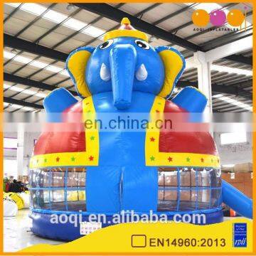 AOQI hard-wearing quality cheapest colorful inflatable bouncer with free EN14960