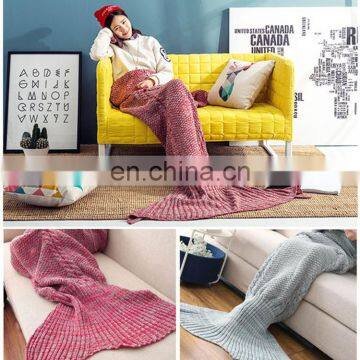 Wool sofa warm mermaid tail promotional fitting gifts