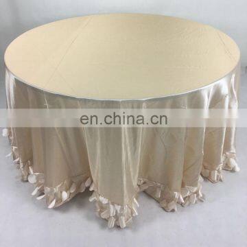 TC227A petal table cloth table cloth factory cloth cutting table