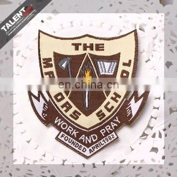 custom private brand name logo or decoration embroidery patch for garment