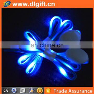 Cheapest LED Nylon Shoe Laces Flashing Shoe Laces Led Shoelace