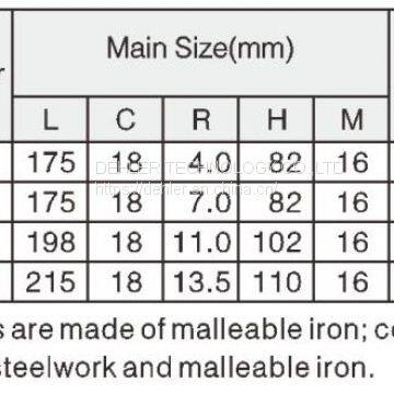 Xgu Trunnion Type Suspension Clamp Electric Pole Clamp photo-2
