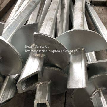 Hot Dip Galvanized Ground Anchor Helical Screw Piles Made in China