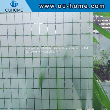 H056 Static cling glass film,opaque home decor window film