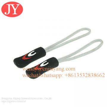 Jiayang Blue Color Durable Cord Zipper Puller String Zipper Pull Silicon Zipper Puller photo-5